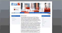 Desktop Screenshot of albrechtconsult.de